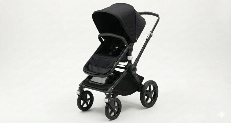 Buggy after Little Valet buggy cleaning service